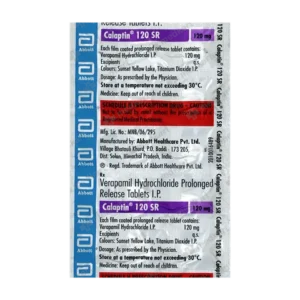 Calaptin 120 SR Tablet 15's