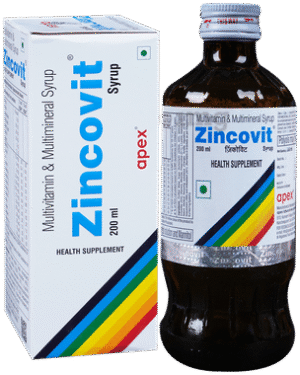 Zincovit Multivitamin & Multimineral Syrup | Helps Build Immunity 200ml