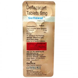 Deflawal 6mg tablet 10's