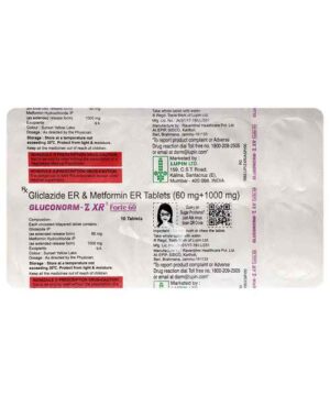 Gluconorm Z XR forte 60 tablet 10's