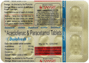 Dolofresh tablet 10's (pack of 2 strips)