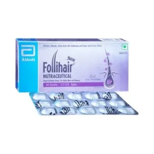 New Follihair Tablet | Strengthens, Stimulates & Nourishes Hair Follicles (15's)