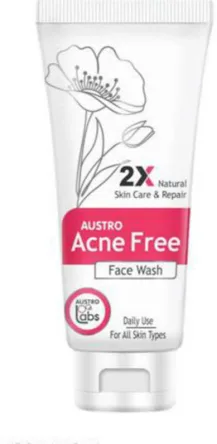 AUSTRO ACNE FREE FACE WASH