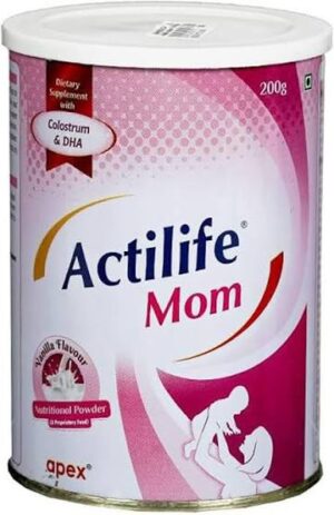 Actilife Mom Supplement with Colostrum & DHA | Flavour Powder Vanilla (200g)