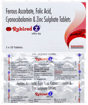 Rubired Z Tablet 10's