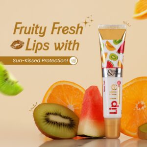 Leeford Lip Balm SPF15 – Mixed Fruit Flavor for Soft, Protected Lips