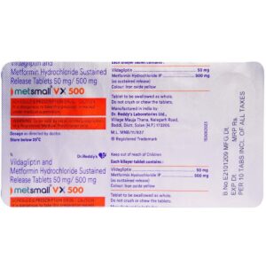 Metsmall VX 500 Tablet 10's