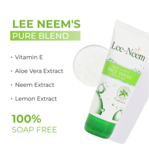 Lee Neem Anti-acne Face Wash for Acne and Pimple Free Skin 70g