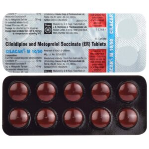 Cilacar M 10/50 Tablet 10's