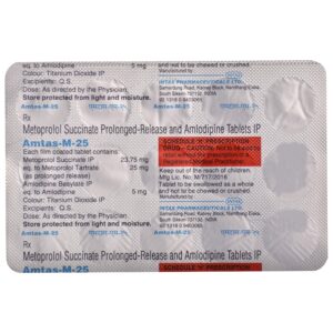 Amtas M 25 Tablet 15's