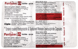 Pantosec LS capsule 10's