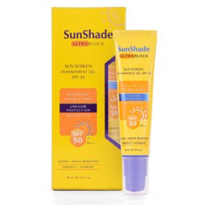 Sunshade Ultra Block Sunscreen Gel SPF50 – UVA/UVB Shield 30ml