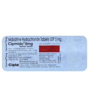 Cipmido 5mg Tablet 10's