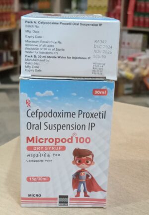 Micropod 100 dry syrup 30ml