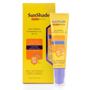 Sunshade Ultra Block Sunscreen Gel SPF-30, UVA+UVB Protection - 30ml