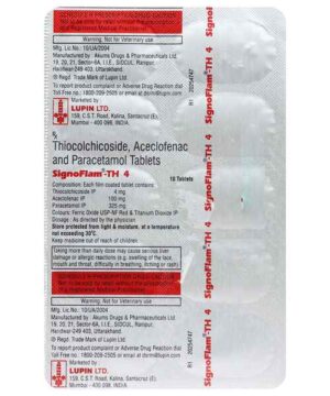 Signoflam-TH 4 Tablet 10's