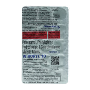 Wikoryl 10 Tablet 15's