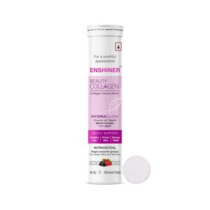 Enshiner Marine Collagen Effervescent Tablets for Skin Hair Nails Care (10's)