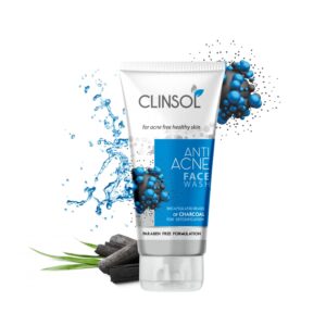 Clinsol Charcoal Face Wash – Deep Clean for Pimple‑Free Skin 70g