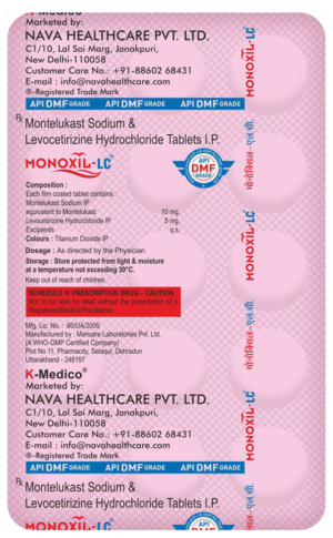 Monoxil LC tablet 15's