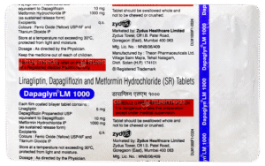 Dapaglyn LM 1000 Tablet 10's