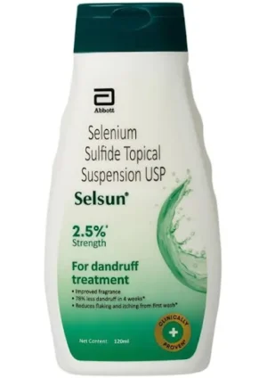 Selsun 2.5% Topical Suspension 120ml