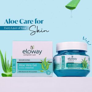 Eloway Transparent Aloe Vera Gel For Face, Skin & Hair Care 100gm