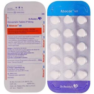 Atocor 40 tablet 10's