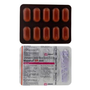 Mazetol sr 400 tablet 15's