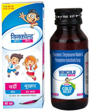 Wincold Junior Cold Relief Syrup 60ml