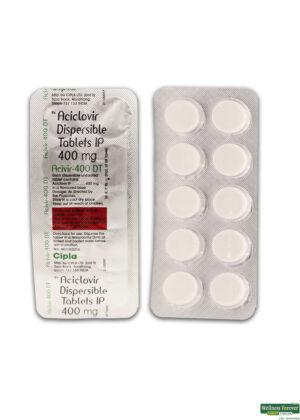 Acivir 400 DT Tablet 10's