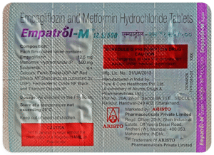 Empatrol M 12.5/500 Tablet 10's