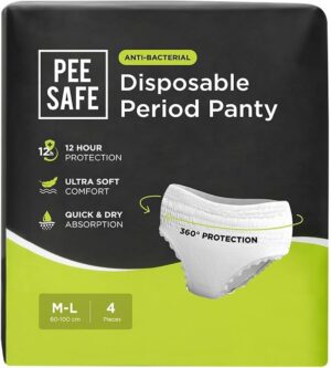 Pee Safe Disposable Period Panty M-L 4pc