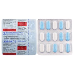 K Pio Gm 2mg Tablet 15's