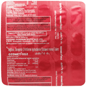 Ozomet VG2 Tablet 15's