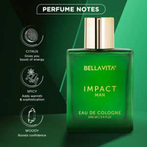 Bella Vita Impact man Eau De Cologne Spray Perfume for Men (100ml)