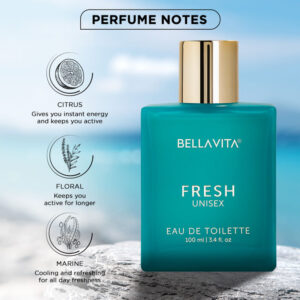 Bella Vita Fresh Eau De Toilette Unisex Perfume for Men and Women (100ml)