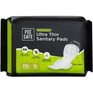 Pee Safe Ultra Thin Sanitary Pads XXL (312 mm) 12 Pads