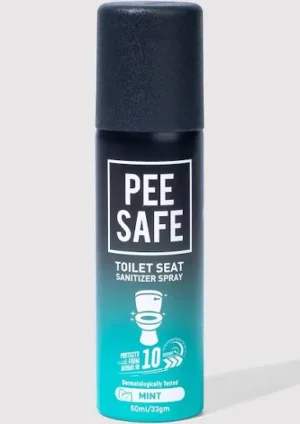 Pee Safe Toilet Seat Sanitizer Spray Mint 75ml