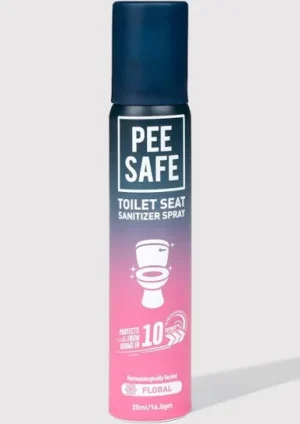 Pee Safe Toilet Seat Sanitizer Spray Floral 75ml