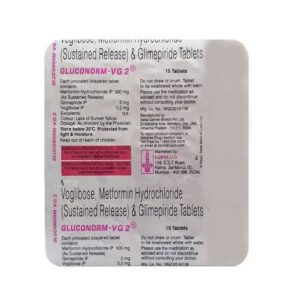Gluconorm VG 2 Tablet 15's
