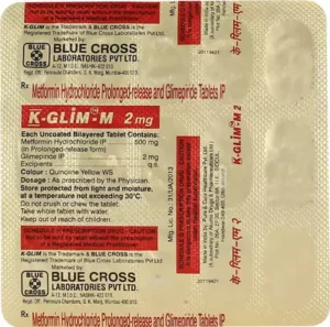 K Glim M2 Strip Of 15 Tablets