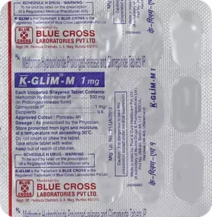 K Glim M1 Strip Of 15 Tablets