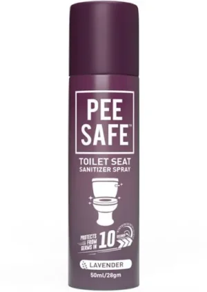 Pee Safe Toilet Seat Sanitizer Spray Lavender