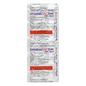 Cefadrox CV DT 250 Tablet 10's