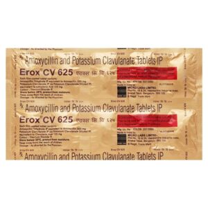 Erox CV 625 Tablet 10's